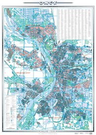 План города Омска (с номерами домов) (389/8) (мягк) (ФГУП "Омская картографическая фабрика")