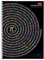 Тетрадь в клетку Hatber, "Число Пи", А4, 100 листов