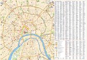 Москва. План центра города 1:8000 (в 1 см 80 м). Музеи. Театры. Путеводитель - 1