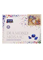 Алмазная мозаика MAZARI Котята , 40х50см (рама 52х40.5см) частичная выкладка, стразы разного размера