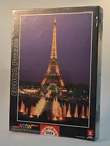 Паззл, Educa,  "Париж. Эйфелева башня" , 68х48 см, 1000 элементов