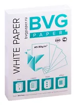Бумага А5 200л "BVG paper" 80г/м2, офисная