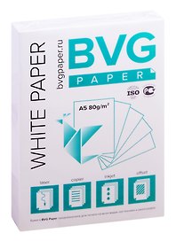 Бумага А5 200л "BVG paper" 80г/м2, офисная