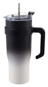 Термостакан с ручкой Черный градиент (пластик/металл) (1200мл) (12-16110-202405-B30)