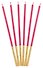 Набор свечей для торта Red (красные) (6шт) (15см) (12-7color-candle_15) - 2