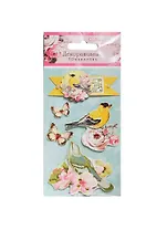 Набор д/творчества Наклейки декоративные 3D "С Днем рождения" CP-21