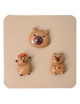 Джибитсы Капибары (3шт) (ПВХ) (12-18031-202506-GB27)