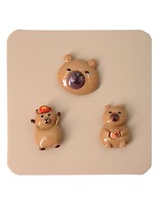 Джибитсы Капибары (3шт) (ПВХ) (12-18031-202506-GB27)
