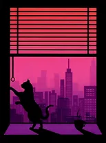 Книга для записей А6 64л кл. "Вид из окна" инт.переплет, глянцевая ламинация, офсет