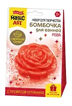 Набор для опытов "Шипучие бомбочки. Роза"