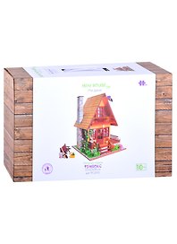 Сборная модель Румбокс MiniHouse На даче (22х22х28см)