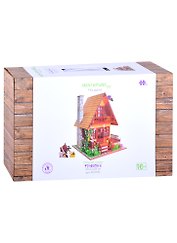 Сборная модель Румбокс MiniHouse На даче (22х22х28см)