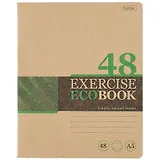 Тетрадь в линейку Hatber, "Экобук", 48 листов, в ассортименте