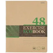 Тетрадь в линейку Hatber, "Экобук", 48 листов, в ассортименте