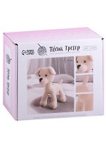 Мягкая игрушка «Пёсик Тревор», набор для вязания, 10*4*14см