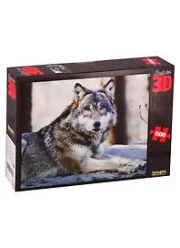 3D пазл «Волк» 500 деталей, Prime 3D