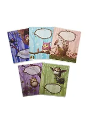 Тетрадь 12л кл. "СОВЯТА" мелов.картон, ассорти, ПЗБФ