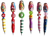 Ручка шариковая АКМ, "Матрешка", в ассортименте