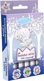 Восковые мелки «Me to You», 6 цветов