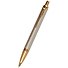 Ручка шариковая Parker, IM Premium Warm Silver GT, подарочная синяя - 0