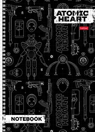 Тетрадь общая «Atomic Heart», 96 листов в клетку, А4, в ассортименте - Atomic Heart