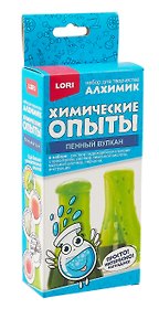Химические опыты. Пенный вулкан "Зеленый"