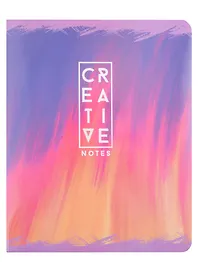 Тетрадь общая «Creative», 96 листов в клетку, А5, в ассортименте - Listoff