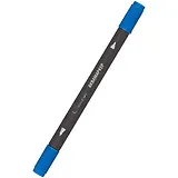 Маркер акварельный "Сонет", двухсторон., кисть и тонкий наконечник, ультрамарин, сонет