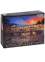 Пазл 500 Konigspuzzle Доминик Дэвисон Мост Понте Веккьо (МГК500-8343) (коробка)