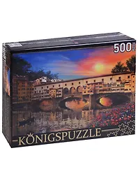 Пазл 500 Konigspuzzle Доминик Дэвисон Мост Понте Веккьо (МГК500-8343) (коробка)