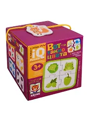 Для самых маленьких. 3+ Вот такие цвета. Пазлы