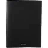 Папка-конверт А4 на кнопке "Matt Classic" 8мм, пластик, 3 клапана, черный, Erich Krause