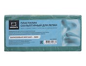 Пластилин скульптурный 500г бирюзовый мягкий, Малевичъ