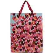 Пакет А4 32*26*12 "Color Hearts" жен., бум.мат.ламинат - 1