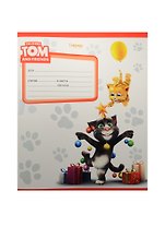 Тетрадь в линейку Unnika, "Talking Tom and Friends”. Весёлые друзья", 12 листов, в ассортименте