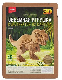 Сборная модель «Игрушка Динозавр 3D», Lori (001)
