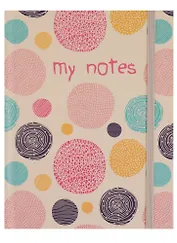 Записная книжка А6 96 листов "Милые кружочки"