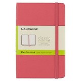 Записная книжка Moleskin Classic Pocket, твёрдая обложка, розовая, А6