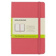 Записная книжка «Classic Pocket» А6, 96 листов, нелинованная, розовая, Moleskine