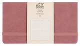 Планинг недат. 64л "Joy Book" малиновый латте, карманный, иск.кожа 7Б, скругл.углы, тонир.блок, резинка, офсет, ляссе