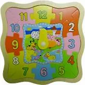 Паззл Деревянные часы Моя ферма (3+) (6059)