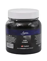 Краска акриловая "Ладога" сажа газовая, 220мл, ЗХК