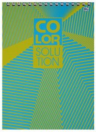 Блокнот А5 40 листов клетка "Color solution"