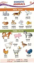 Карточка-шпаргалка. Domestic Animals (Домашние животные)