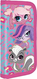 Пенал Академия Групп Littlest Pet Shop 20*9*3см, жесткий, ламинированный, на молнии