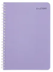 Тетрадь 80л кл. "Serenity" евроспираль, пласт.обл.