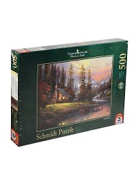 Паззл 500 (58455) Тихое уединение (Thomas Kinkade) (коробка)