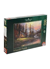 Паззл 500 (58455) Тихое уединение (Thomas Kinkade) (коробка)