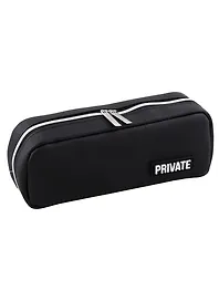 Пенал-косметичка «Private» черный, 21х9х5 см