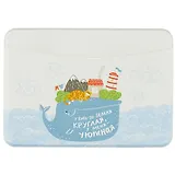 Чехол для карточек горизонтальный У кого-то земля круглая (кит)(ДКГ2021-54)